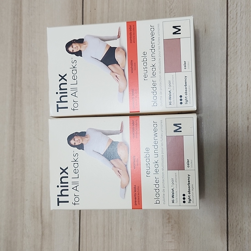 Thinx for all leaks qty 2 boxes